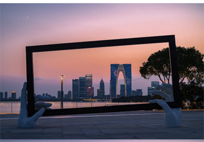 金雞湖畔“調色盤”，繪就園區繽紛夏日